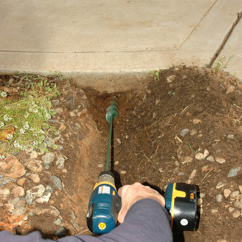 Yard Butler IRD2 30 Inch Roto Planter Garden Auger Hole Digger for Drill Bit
