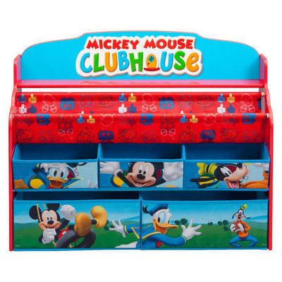 Delta Children Mickey Mouse Clubhouse Deluxe Book and Toy 3 Shelf Organizer