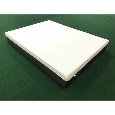IntelliBASE 10" CeriPUR Memory Foam Mattress & Bi Fold Metal Bed Frame, Queen