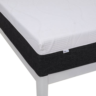 IntelliBASE 10" CeriPUR Memory Foam Mattress & Bed Frame w/ Wooden Slats, King