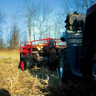 Yutrax Trail Warrior X2 1250 Pound Capacity Off Road Utility ATV Trailer & Hitch