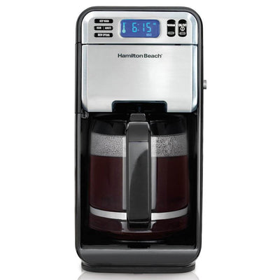 Hamilton Beach 12 Cup Programmable Coffee Maker Brewer & Water Filters Pack