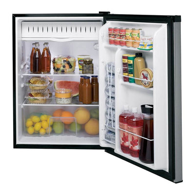 GE Appliances 5.6 Cu. Ft. Capacity Freestanding Compact Refrigerator, Silver
