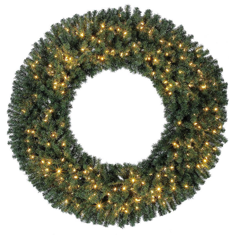 Home Heritage 60" Color Changing LED Christmas Wreath w/ Remote (Open Box)