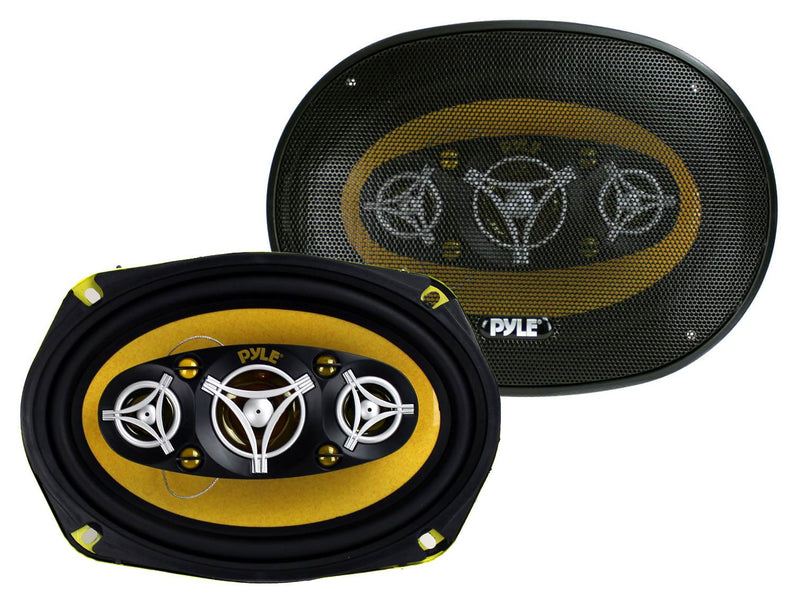 PYLE PLG69.8 6x9" 8-WAY 500w Car Audio Stereo Coaxial Speakers PLG698