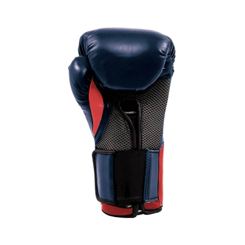Everlast Navy/Red Elite Pro Boxing Gloves 14 ounce & Black 120 Inch Hand Wraps