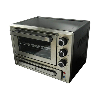 Avanti 1000 Watt Stainless Steel Portable Kitchen Countertop Pizza Toaster Oven