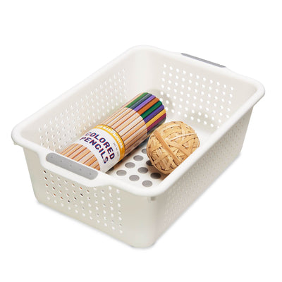 Madesmart Small Organizational Kitchen Bathroom Drawer Storage Basket (2 Pack)