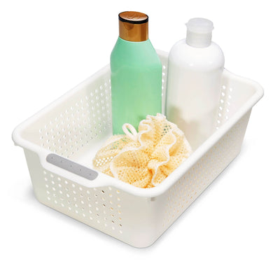 Madesmart Small Organizational Kitchen Bathroom Drawer Storage Basket (2 Pack)
