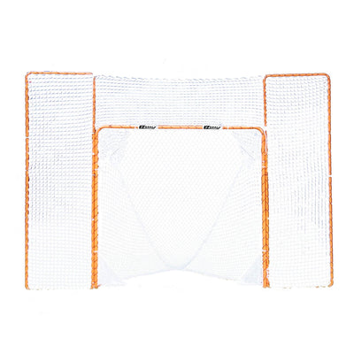 EZ Goals Folding Lacrosse Practice Net Goal with Backstop and Targets (2 Pack)