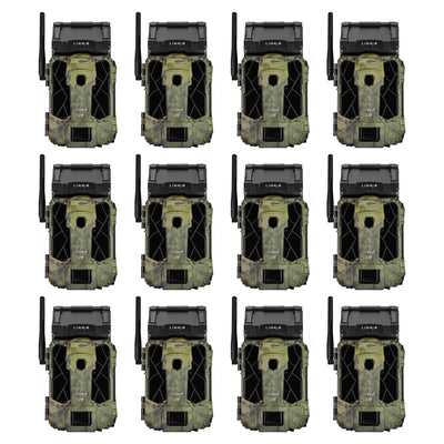SPYPOINT LINK-S-V 12MP Solar Cellular HD Video Hunting Trail Camera (12 Pack)