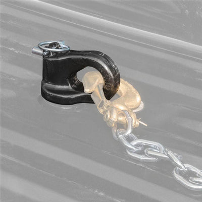 Curt 60692 Gooseneck Trailer Puck System Ball Hitch Chain Anchor Kit (6 Pack)