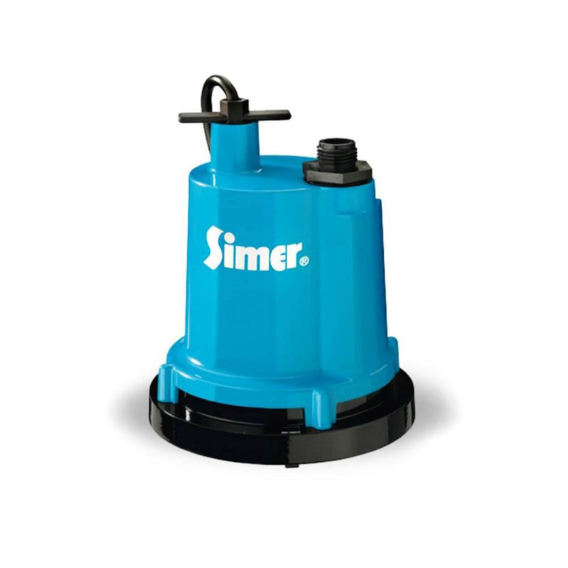 Simer 2310-04 Geyser Classic 1/4 HP 1320 GPH Submersible Utility Water Pump