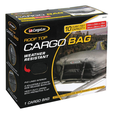 CargoLoc 32420 Large Rooftop 10 Cubic Feet Deluxe Car SUV Truck Cargo Bag Case