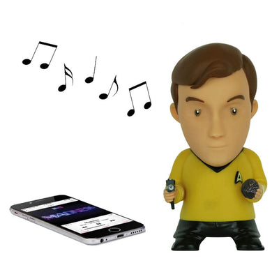 Fametek Star Trek Captain Kirk 6-Inch Wireless Bluetooth Speaker w/ 9 Quotes