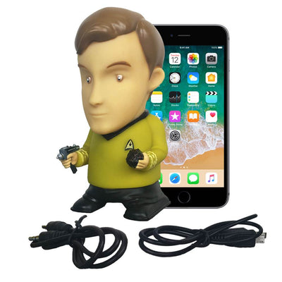 Fametek Star Trek Captain Kirk 6-Inch Wireless Bluetooth Speaker w/ 9 Quotes