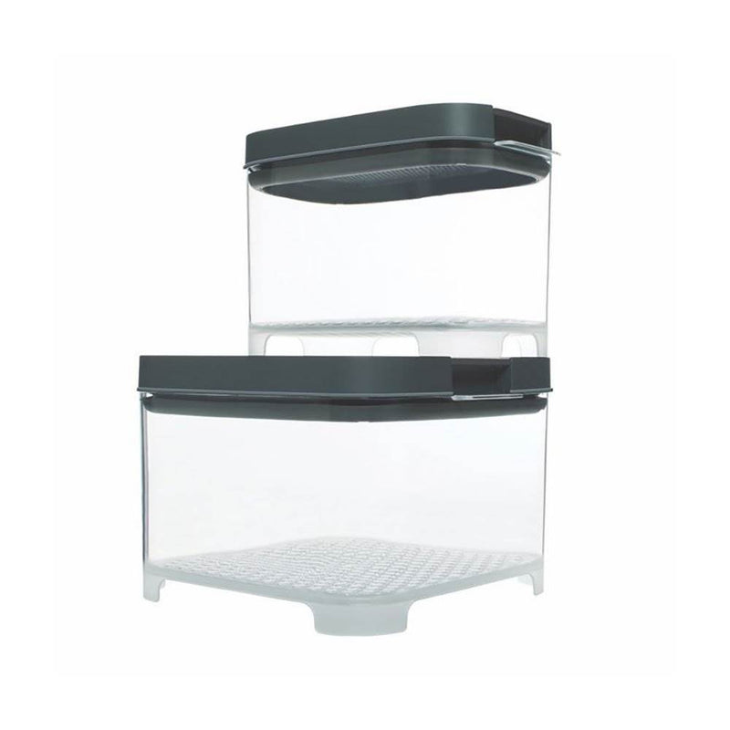 Rubbermaid Freshworks Produce Containers with Lids, Small & Medium (2 Pack)