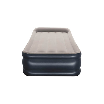 Bestway Tritech Inflatable Air Mattress 18" Twin Bed with Built-In Air Pump - VMInnovations