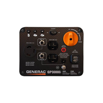 Generac 7129 GP3000i GP Series 2300 Watt Compact Portable Inverter Generator