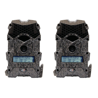 Wildgame Innovations Mirage 16 Lightsout 16MP 720p Game Camera, Camo (2 Pack)