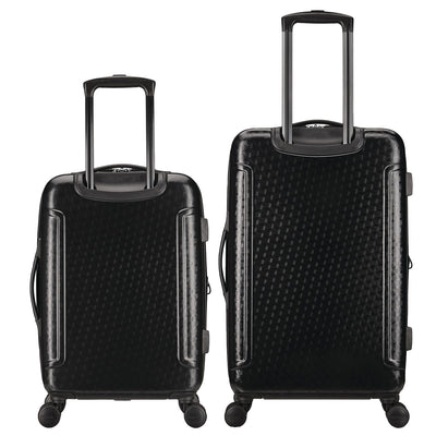 American Tourister Moonlight Plus 2pc Hardside Luggage Set, Black (Open Box)