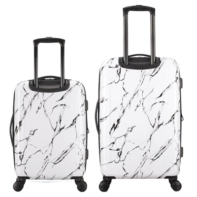 American Tourister Moonlight Plus 2pc Expandable Luggage Set, Marble (Open Box)