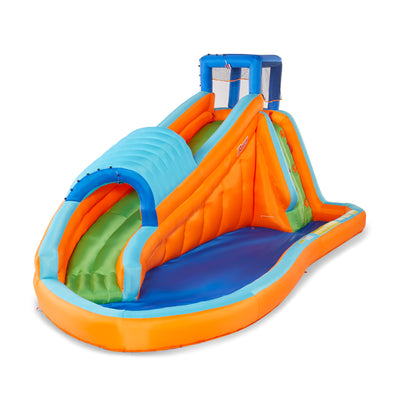 Banzai Surf Rider Inflatable Backyard Water Park with Blow Motor (For Parts)