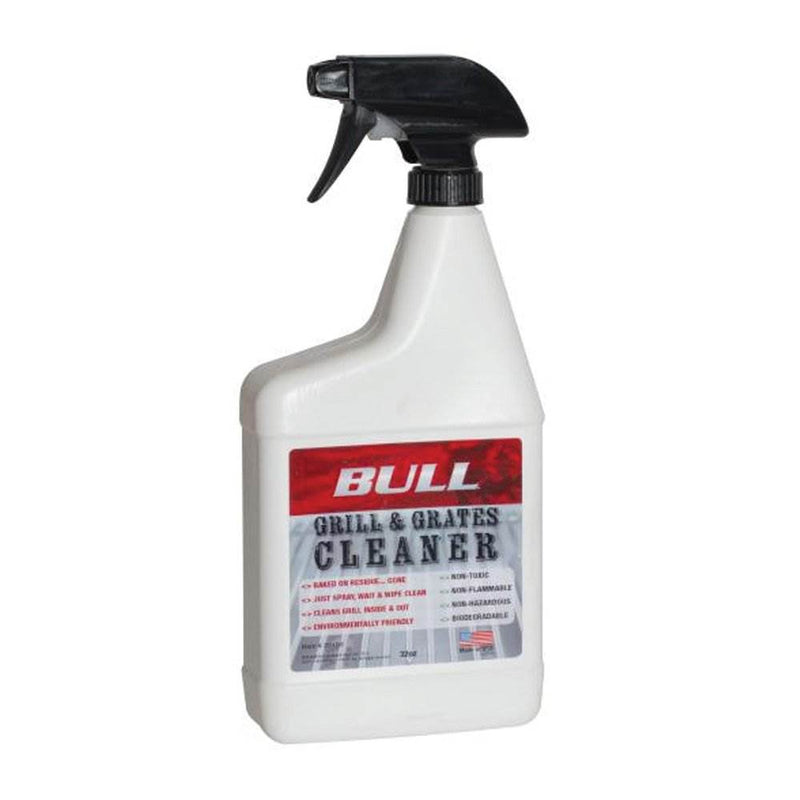 Bull Barbecue Grill and Grate Cleaner 24 Oz Spray & Wire Brush Replacement Head