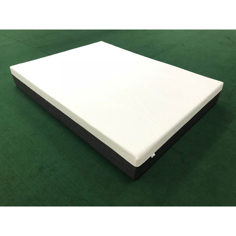 IntelliBASE 10" Comfort Memory Foam Mattress and Bi-Fold Metal Bed Frame, King