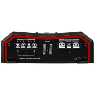 Boss Audio Systems 2 Channel Class A/B Amplifier With Sub Remote Controller