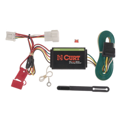 Curt 4 Way T Connector Vehicle to Trailer Custom Wiring Harness for Honda CRV