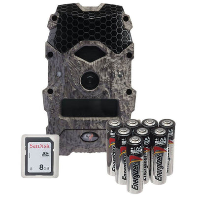 Wildgame Innovations Mirage 18 MP Trail Camera, 8GB SD Card & Batteries (3 Pack)