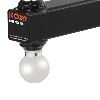 Curt 45002 2 Inch Hollow Shank Multi Ball Mount with Protective Finish (4 Pack)