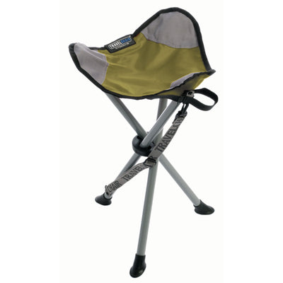 TravelChair Backless Slacker Portable Outdoor Folding Stool Seat Tripod, Green