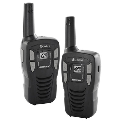 Cobra 16-Mile 22-Channel FRS/ GMRS Walkie Talkie 2-Way Radios,CX112 (Open Box)