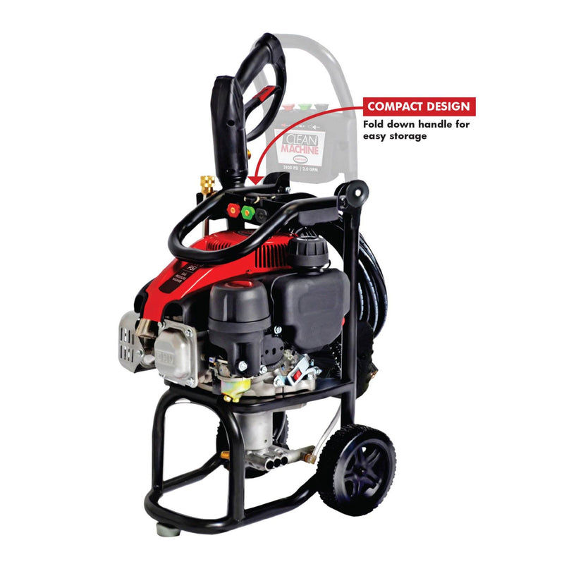Simpson Clean Machine Gas Powered Engine Pressure Washer, Black (2 Pack)