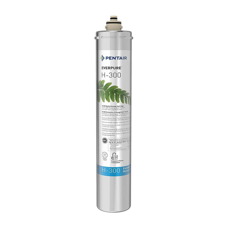 Pentair Everpure H-300 Undersink Water Filter Replacement Cartridge (10 Pack)