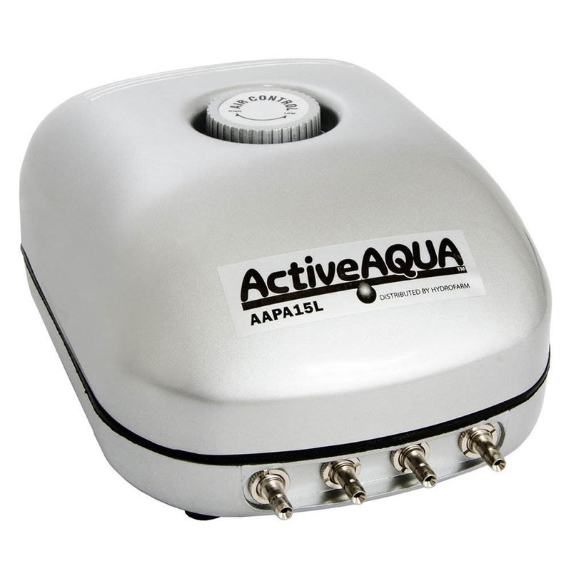Active Aqua Adjustable Air Flow Pump Hydroponics Aquarium with 4 Outlets (Used)