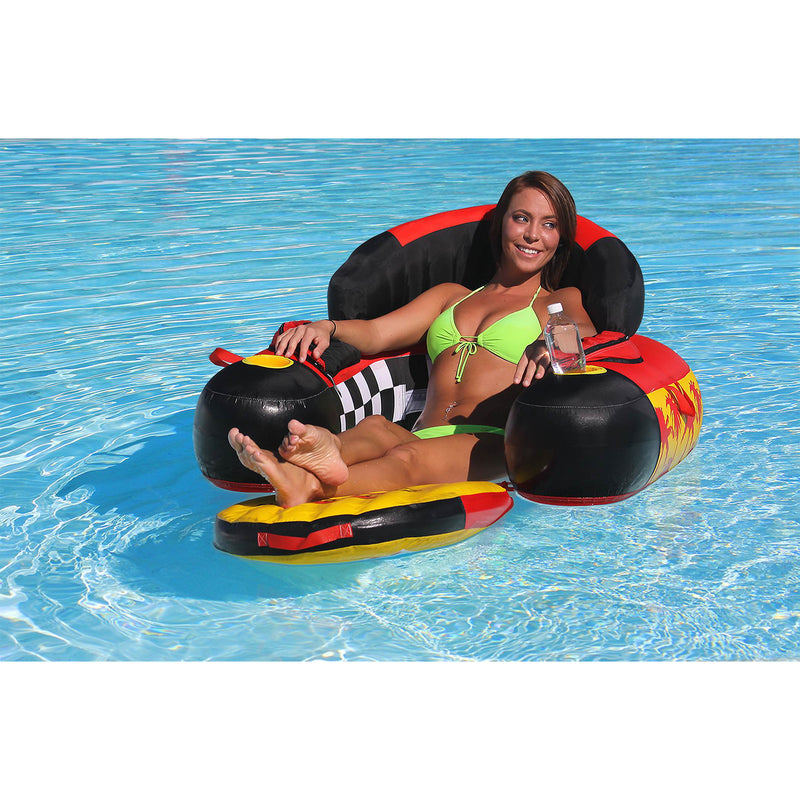 SPORTSSTUFF 54-1602 Siesta Lounge Inflatable Water Float Raft Pool Lake Lounger