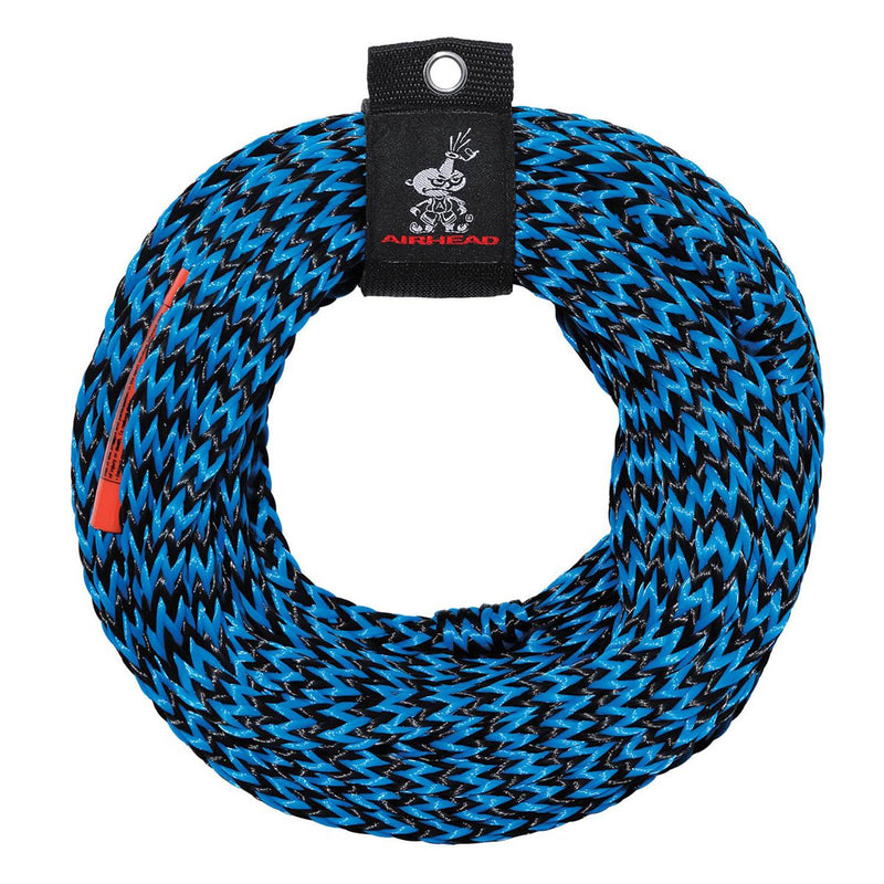 Airhead Chariot Warbird 3 Triple Rider Boat Tube + 3-Rider Tube 60-Foot Tow Rope