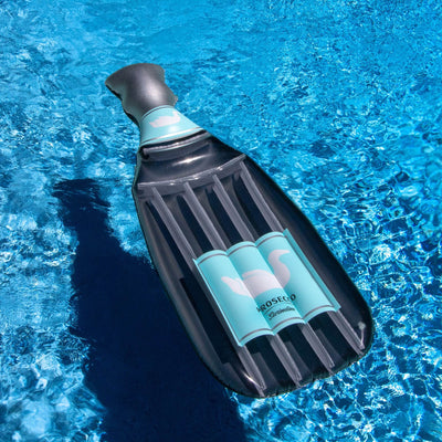 Swimline Prosecco Float Inflatable Vinyl Bottle Shaped Pool Float (Open Box)