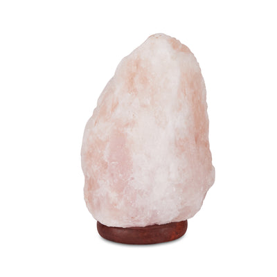 Salacia Mini Heart of the Himalayan USB Multi-Color Salt Lamp Light, Pink