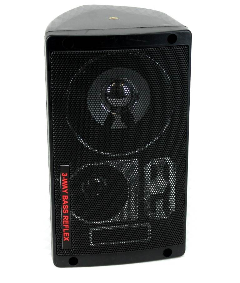 Pyramid 2060 300W 3-Way Car Audio Mini Box Speakers Stereo System (Pair) (Used)