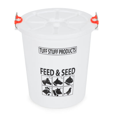 Tuff Stuff Products FS26 26 Gallon Feed and Seed Storage Pail with Locking Lid