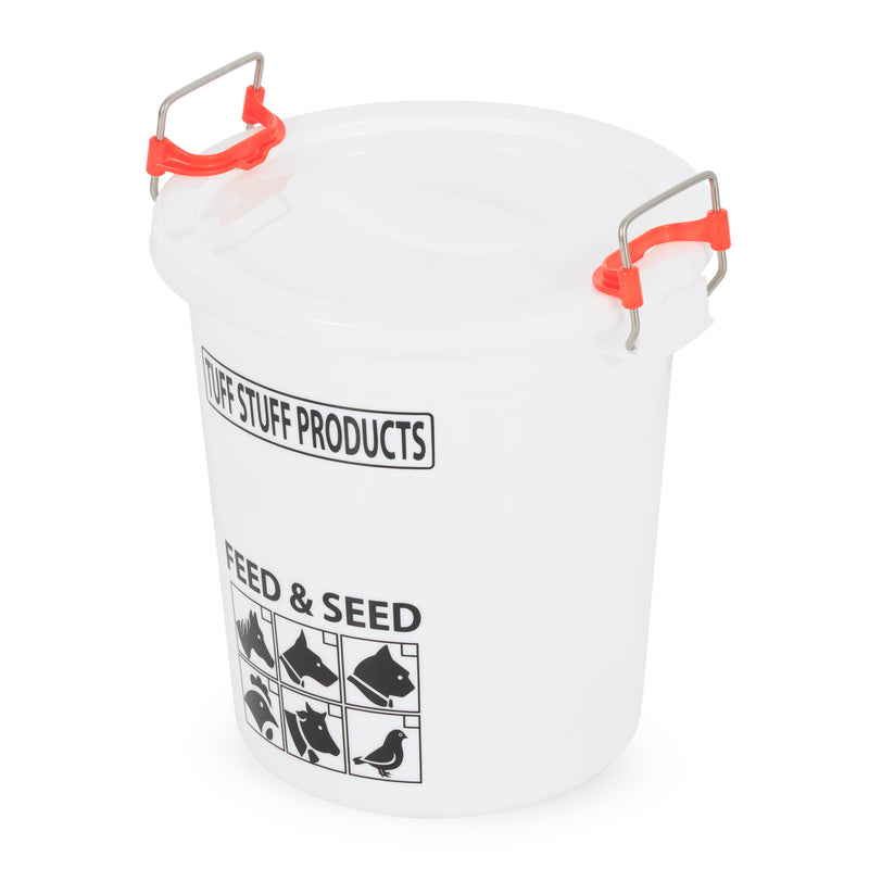 Tuff Stuff Products FS7 7 Gallon Feed and Seed Storage Pail with Locking Lid