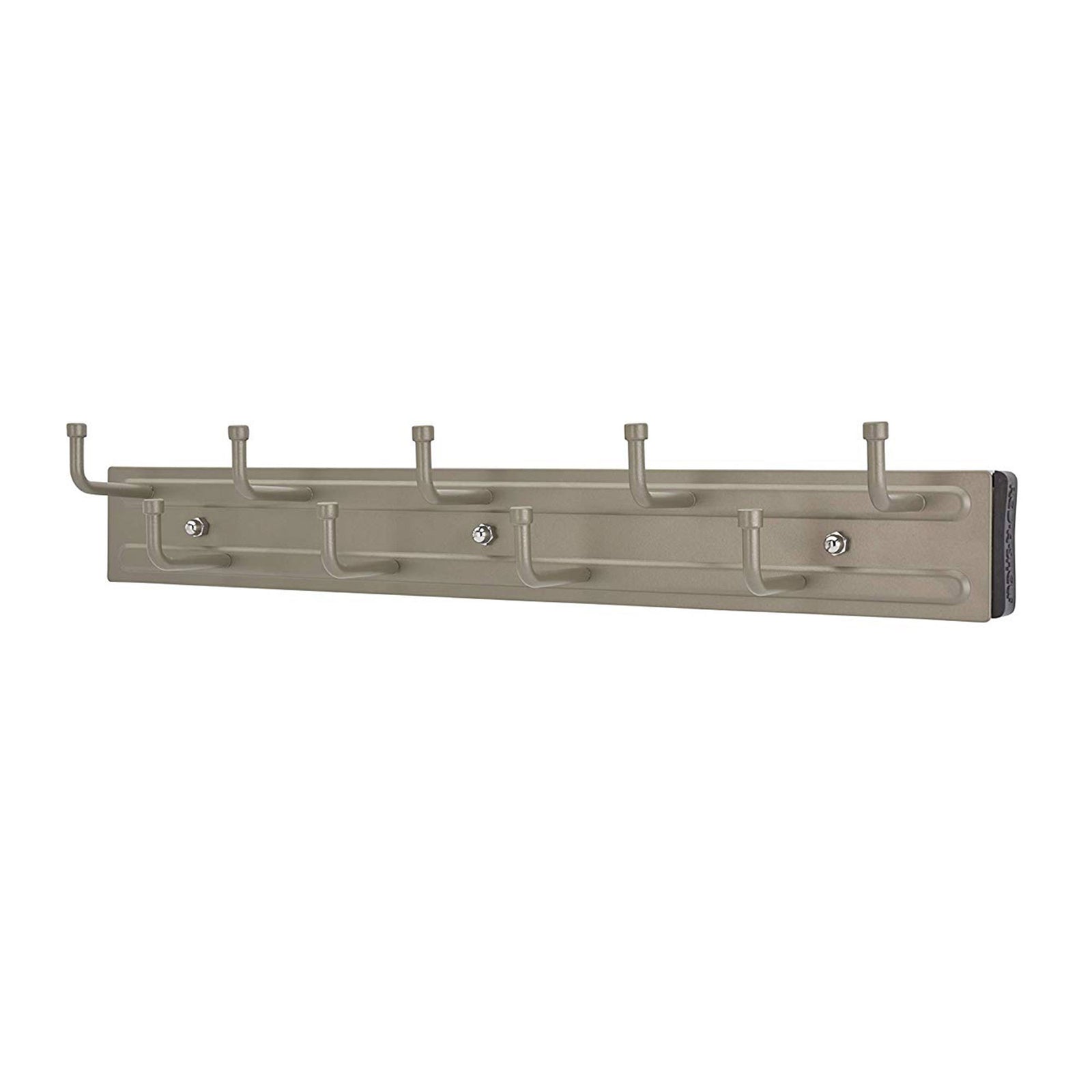 Rev-A-Shelf BRC-14SN 14" Wall Mounted Pullout Belt Rack Organizer, Satin Nickel - VMInnovations