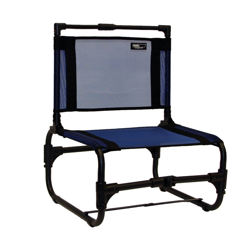 TravelChair 169 Larry Weather Resistant Outdoor Camping Chair, Steel (Blue)