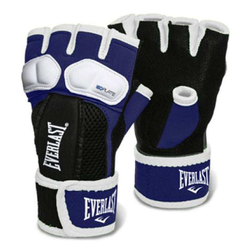 Everlast Prime EverGel Foam Padding Hand Wraps Gloves Size Medium, Navy Blue - VMInnovations