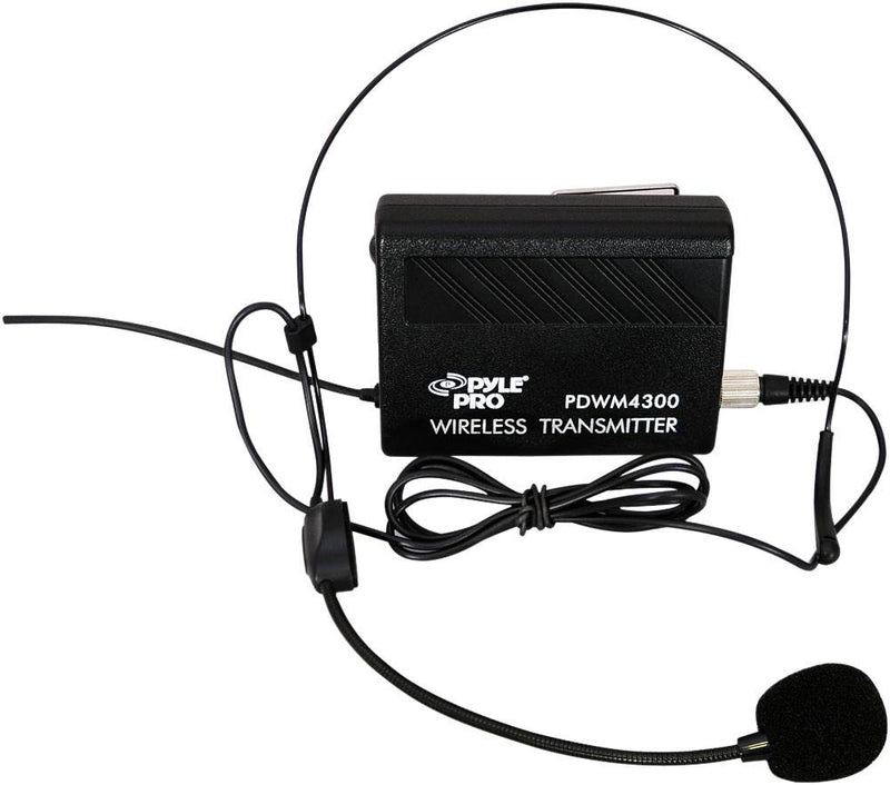 Pyle 2 x PDWM4300 Portable Wireless System w/ 2 Handheld & Headset Mics (2 Pack)