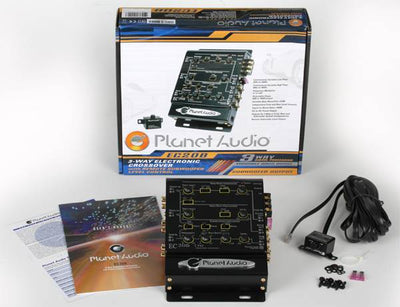 Planet Audio EC20B Car Audio 3-Way Electronic Crossover Stereo + Remote